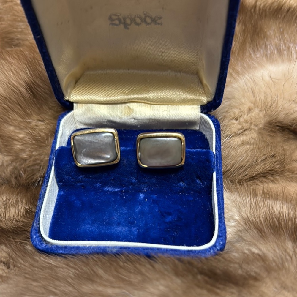 Spode Mother of Pearl Cufflinks